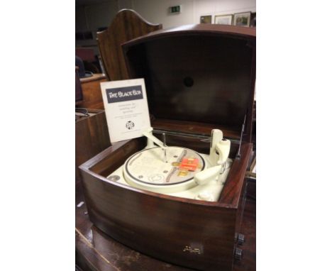 Vintage Pye ' The Black Box ' Record Player with handbook