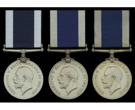 Royal Navy L.S. & G.C., G.V.R., 3rd issue, coinage head (3), (L.13996 S. T. Farley. O.C.1. H.M.S. Amphion.; K.35552 J. Frost.