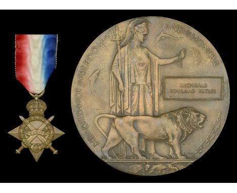The 1914-15 Star awarded to Private A. R. Butler, Duke of Cambridge’s Own (Middlesex Regiment), who died in Egypt on 19 Decem