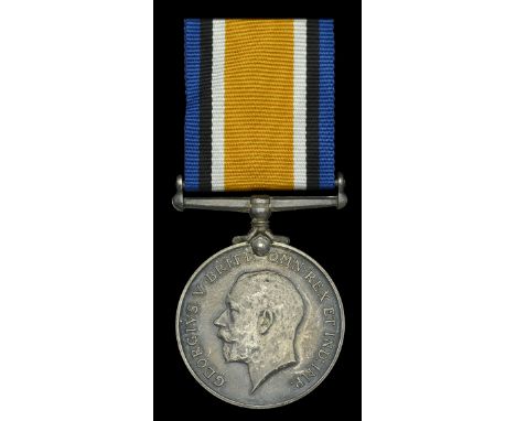 The British War Medal awarded to Captain H. A. Wilson, a Canadian pilot who flew seaplanes with the Royal Naval Air Service a