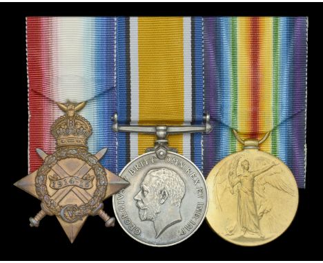 Three: Private H. McIntosh, Naval Labour Company, Army Service Corps, later Royal Marines, who was severely injured in an exp