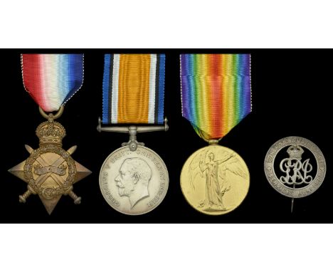 Three: Private W. Warner, Oxfordshire and Buckinghamshire Light Infantry  1914-15 Star (9006 Pte. W. Warner. Oxf. & Bucks. L.