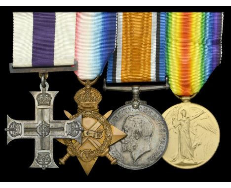 A Great War ‘Battle of Cambrai’ M.C. group of four awarded to Lieutenant R Hale-White, Army Service Corps, attached King’s Ow
