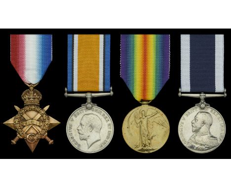 Four: Stoker Petty Officer H. Freebody, Royal Navy  1914-15 Star (298112 [sic], H. Freebody, S.P.O., R.N.); British War and V