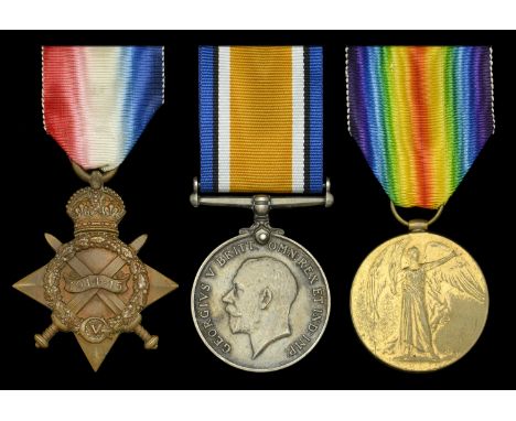 Three: Lieutenant A. G. Gomm, Royal Garrison Artillery, late Oxfordshire and Buckinghamshire Light Infantry  1914-15 Star (23