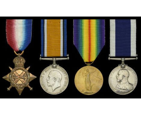 Four: Leading Seaman R. S. Kenward, Royal Navy  1914-15 Star (J.11544, R. S. Kenward, A.B., R.N.); British War and Victory Me