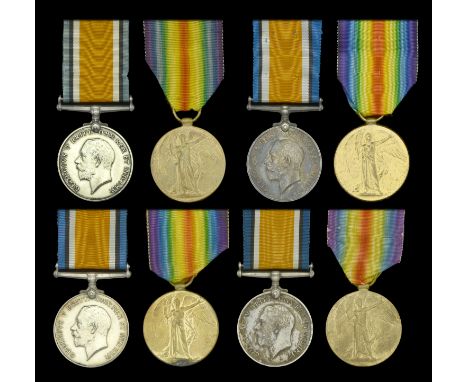 Pair: Corporal H. R. Purfitt, Oxfordshire and Buckinghamshire Light Infantry British War and Victory Medals (17227 Cpl. H. R.