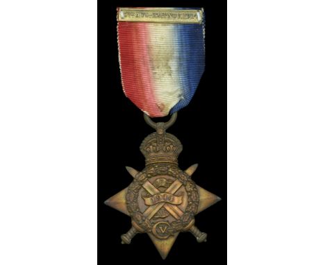 1914 Star, with copy clasp (7681 Pte. R. Harrington. 2/R. Suss: R.) very fine £80-£120  ---  Robert Harrington attested for t