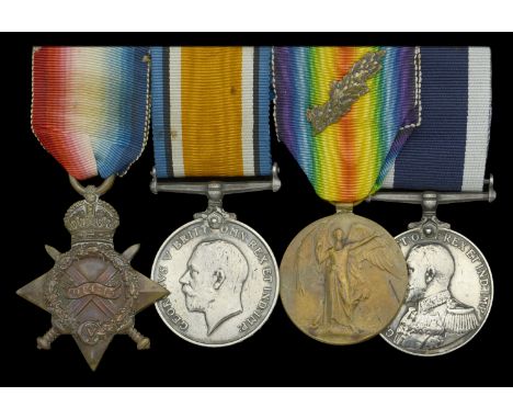 Four: Chief Engine Room Artificer First Class S. W. G. Herbert, Royal Navy, who served in submarines in the Great War and was