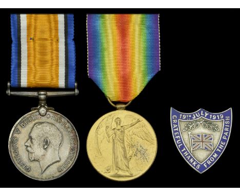 Pair: Private G. Robinson, Oxfordshire and Buckinghamshire Light Infantry  British War and Victory Medals (7580 Pte. G. Robin