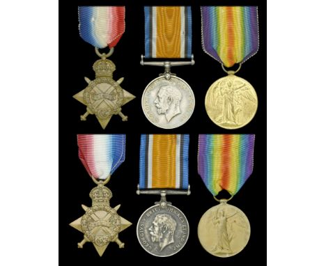 Three: Private E. A. Moore, Oxfordshire and Buckinghamshire Light Infantry 1914-15 Star (11888 Pte. E. A. Moore. Oxf. & Bucks