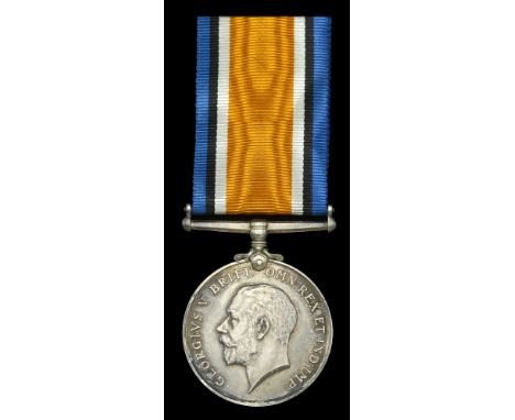 The British War Medal awarded to 2nd Lieutenant H. C. Wood, Royal Air Force, a Canadian observer who was wounded in September