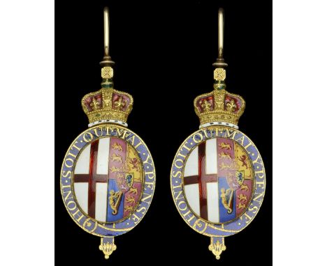 The Most Noble Order of the Garter, an impressive and large Garter Principal King of Arms badge, gold and enamels, 56.8g over