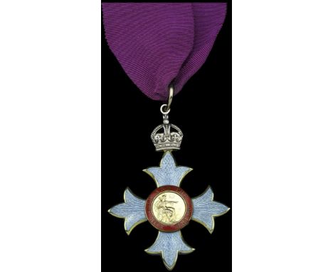 The Most Excellent Order of the British Empire, C.B.E. (Civil) Commander’s 1st type neck badge, silver-gilt and enamel, with 