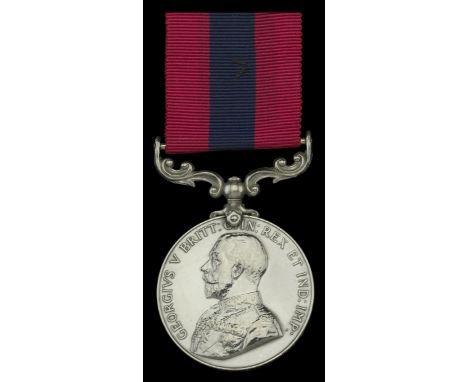 A Great War ‘Western Front’ D.C.M. awarded to Lance-Sergeant T. Jackson, Rifle Brigade, who was killed in action on 4 May 191