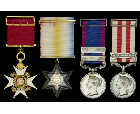 A Victorian C.B. group of four awarded to General H. H. Maxwell, Bengal Artillery, who served as Interpreter to Shannon’s Nav