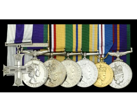 The superb ‘Iraq 2003’ M.C. group of seven awarded to Corporal A. W. Currie, 1st Battalion, King’s Own Scottish Borderers who