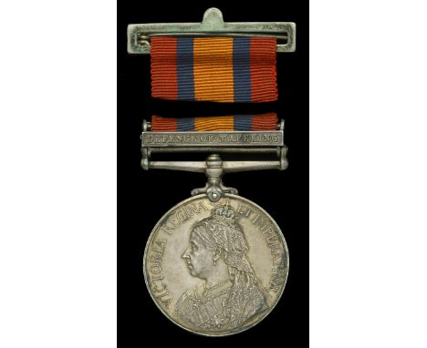 Queen’s South Africa 1899-1902, 1 clasp, Defence of Mafeking (Pte. R. Moore, Mafeking Town. Guard.) officially re-impressed n