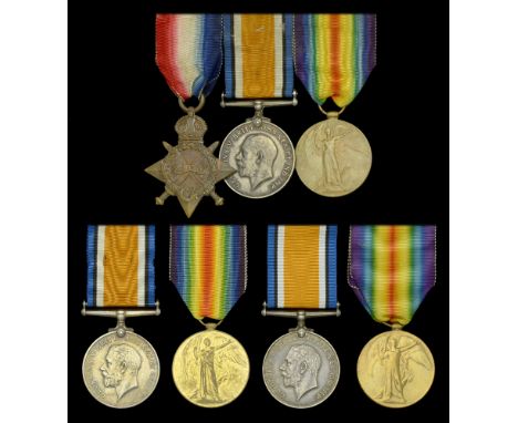 Three: Private J. B. Bates, Oxfordshire and Buckinghamshire Light Infantry 1914-15 Star (2222 Pte. J. B. Bates, Oxf. & Bucks.