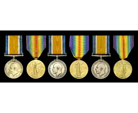 Pair: Sergeant C. Edworthy, Oxfordshire and Buckinghamshire Light Infantry British War and Victory Medals (25667Sjt. C. Edwor