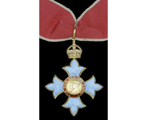 The Most Excellent Order of the British Empire, C.B.E. (Civil) Commander’s 2nd type neck badge, silver-gilt and enamel, with 