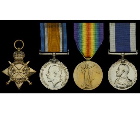 Four: Stoker First Class G. H. Easter, Royal Navy  1914-15 Star (K.18899, G. H. Easter, Sto. 1., R.N.); British War and Victo