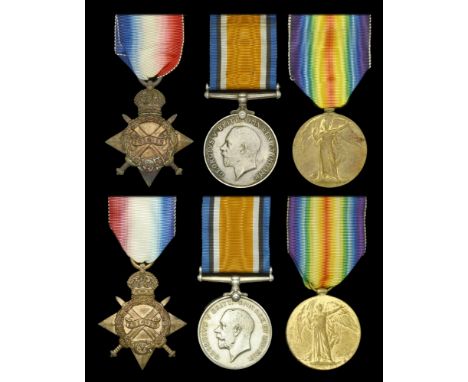 Three: Private F. R. Harte, Oxfordshire and Buckinghamshire Light Infantry 1914-15 Star (14746 Pte. F. R. Harte. Oxf: & Bucks