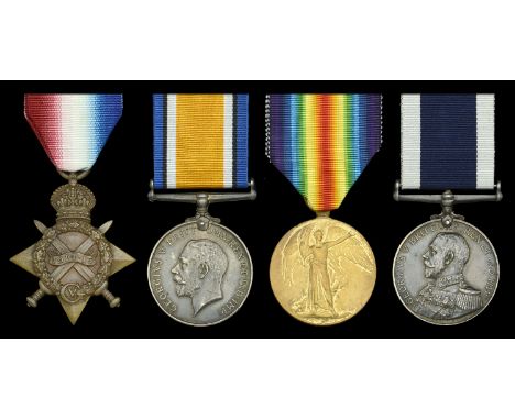 Four: Chief Engine Room Artificer V. G. Howling, Royal Navy, who served in H.M.S. Minotaur at the Battle of Jutland  1914-15 