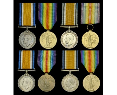 Pair: Acting Sergeant H. Thompson, Oxfordshire and Buckinghamshire Light Infantry British War and Victory Medals (26817 A-Sjt