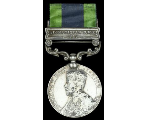 India General Service 1908-35, 1 clasp, Afghanistan N.W.F. 1919 (200650 Pte. S. J. Luck, E. Kent. R.) very fine