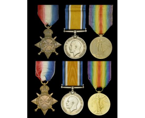 Pair: Acting Corporal F. P. Payne, Oxfordshire and Buckinghamshire Light Infantry 1914-15 Star (16132 Pte. F. P. Payne. Oxf. 
