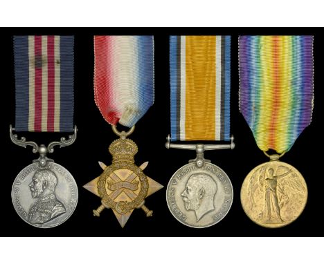 A Great War 1916 ‘Battle of the Somme’ M.M. group of four awarded to Staff Sergeant A. E. Doughty, Canadian Army Medical Corp