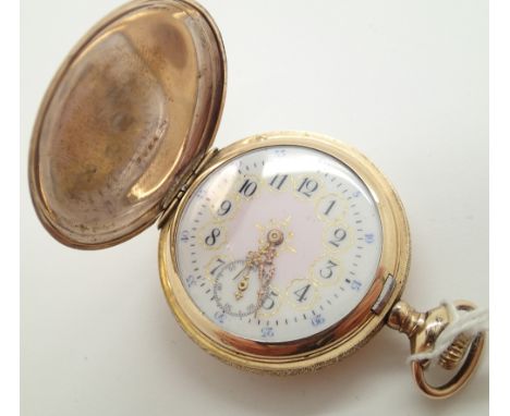 Elgin USA ladies gold plated fob watch CONDITION REPORT: This item was working at the time of lotting. 