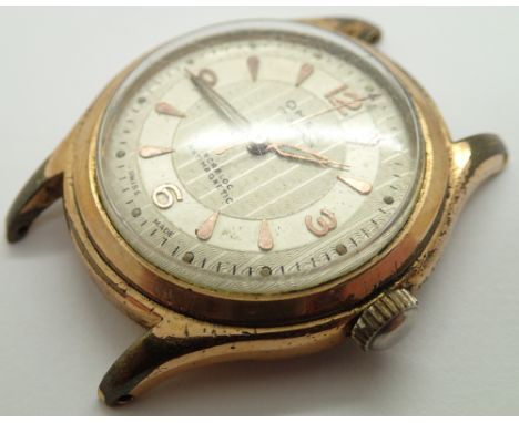 Gents Omer Swiss yellow metal wristwatch D: 20 mm CONDITION REPORT: This item was working at the time of lotting.