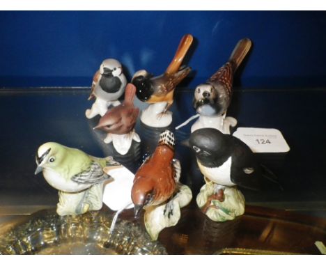 A COLLECTION OF BIRD ORNAMENTS, three Beswick for Goebel 