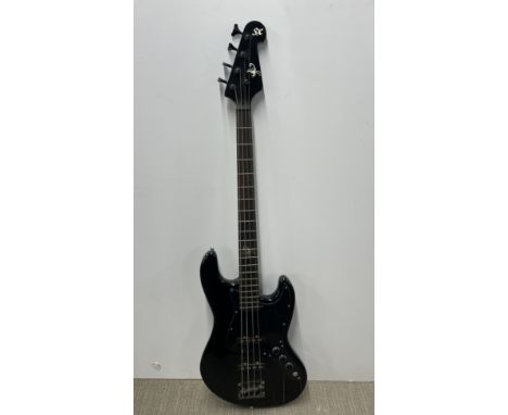 An SX vintage electric guitar.