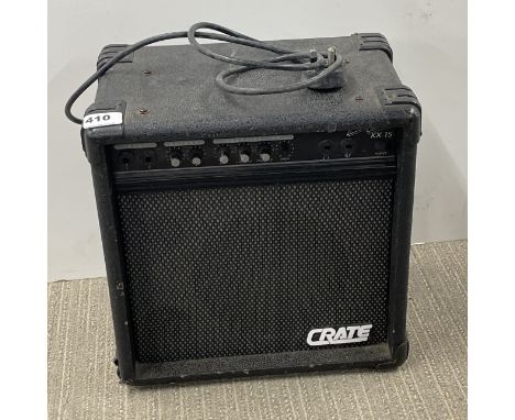 A Crate portable amplifier.