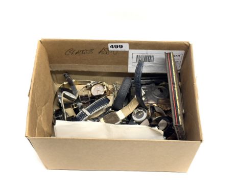 A quantity of mixed vintage watches etc.