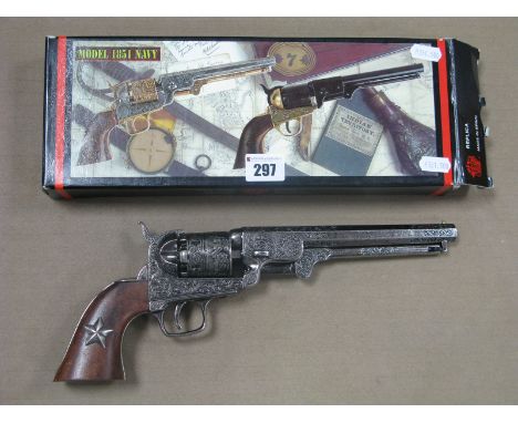 A Reproduction Model 1851 Navy Revolver, boxed.