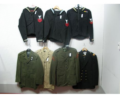 Six Post War United States of America Army and Navy Jackets.