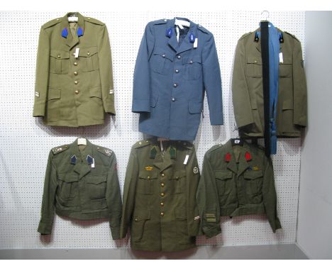 Six Post War Continental Army Tunics, Belgian and French noted.