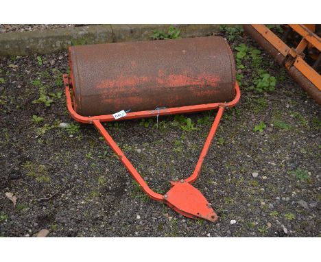 A TRACTOR MOUNTED GARDEN ROLLER, width 91cm x diameter 45cm
