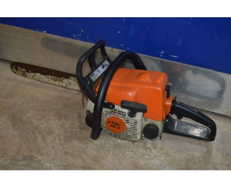 A STIHL MS180 PETROL CHAINSAW (no blade) (pulls but doesn’t fire)