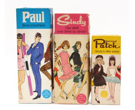 Pedigree: A Pedigree Sindy ref.12GSS Brunette "Sindy in Weekenders", within original box, together with "Paul, Sindy's Boyfri