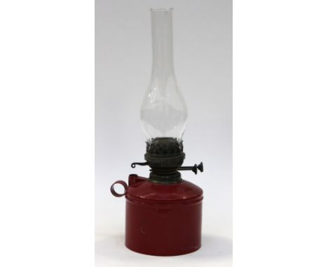 Longridge signal box LMS lamp with glass chimney 
