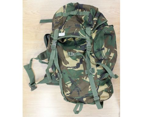 A camouflage smock combat windproof M.T.P. 170/88, three pairs of trousers, one belt, an army backpack, with waterproofs, tor