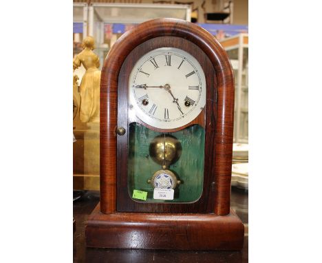 Victorian mantle clock with Roman numerals