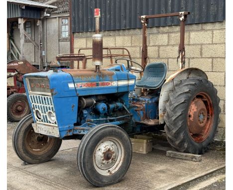 A Ford 3000 3 cylinder Diesel engine farm Tractor, first registered 2nd June 1969, registration no. SAD 576G. A compact, vers