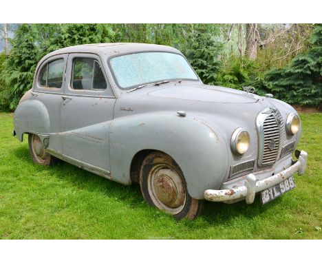 A 1953 Austin A40 Somerset, Registration No. GTL 588, finished in grey. First Registered on the 06/06/1953, 1,200 cc., Chassi