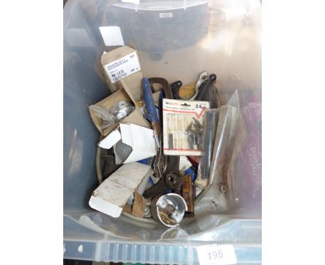 A box containing: stainless steel hexagon cap screws,set bolts M6-1-x25, a box of washers and set bolts, a piston plus other 